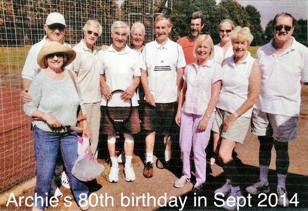 Archie's 80th birthday